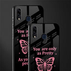 as pretty as you treat people glass case for samsung galaxy m10s image-2
