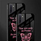 as pretty as you treat people glass case for samsung galaxy note 10 image-2