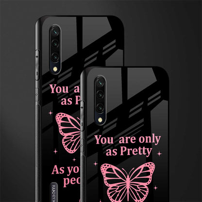 as pretty as you treat people glass case for mi a3 redmi a3 image-2