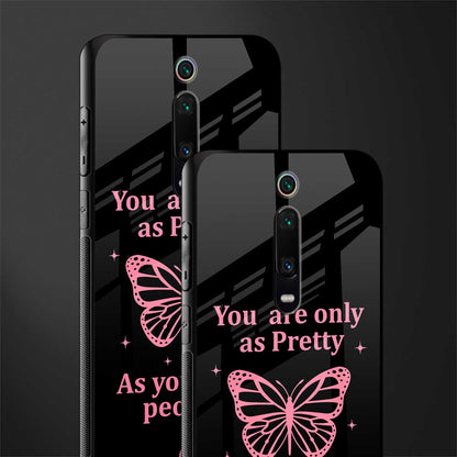 as pretty as you treat people glass case for redmi k20 image-2