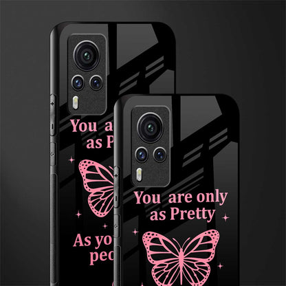 as pretty as you treat people glass case for vivo x60 pro image-2