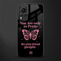 as pretty as you treat people glass case for vivo x60 pro image