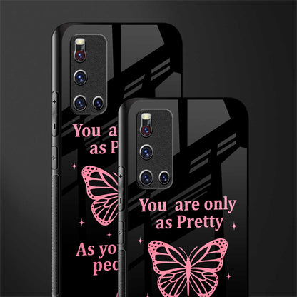 as pretty as you treat people glass case for vivo v19 image-2