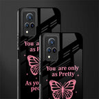 as pretty as you treat people glass case for vivo v21 5g image-2