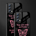 as pretty as you treat people glass case for oppo f19 image-2