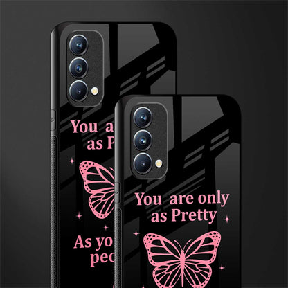as pretty as you treat people glass case for oppo f19 image-2