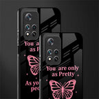 as pretty as you treat people glass case for xiaomi 11i 5g image-2