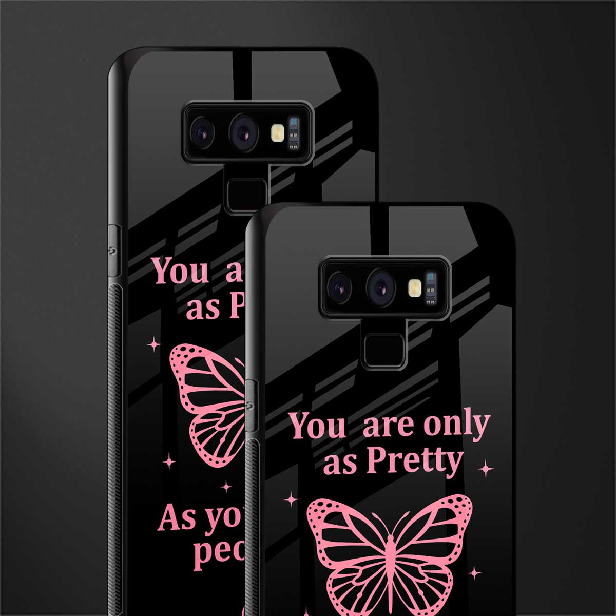 as pretty as you treat people glass case for samsung galaxy note 9 image-2