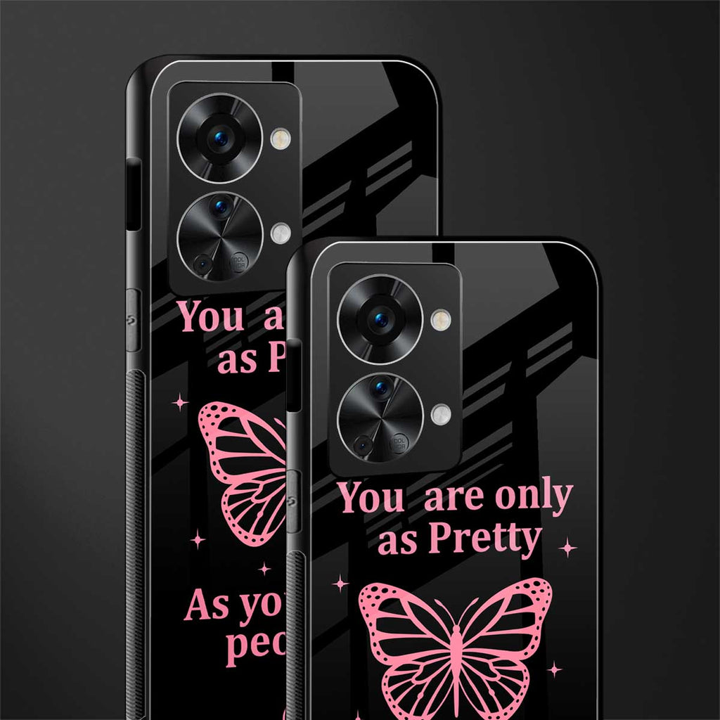 as pretty as you treat people glass case for phone case | glass case for oneplus nord 2t 5g