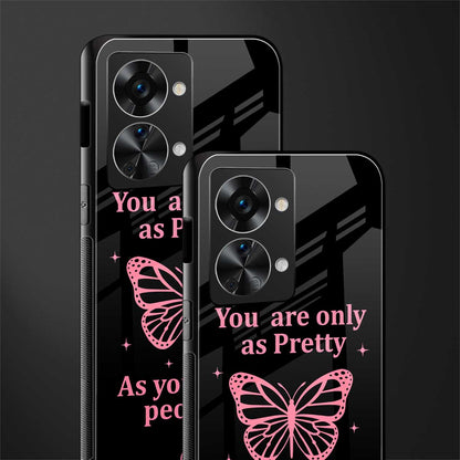 as pretty as you treat people glass case for phone case | glass case for oneplus nord 2t 5g