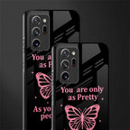 as pretty as you treat people glass case for samsung galaxy note 20 ultra 5g image-2