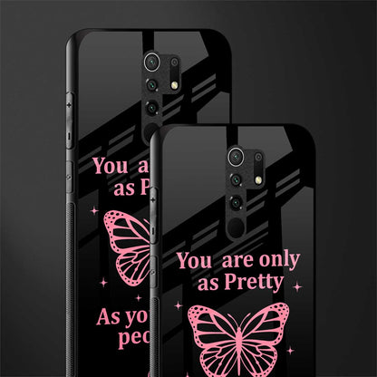 as pretty as you treat people glass case for poco m2 reloaded image-2