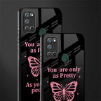 as pretty as you treat people glass case for realme 7i image-2