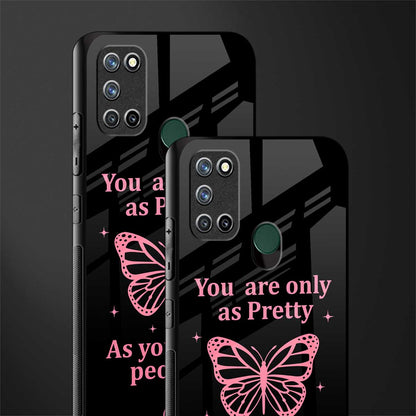 as pretty as you treat people glass case for realme 7i image-2