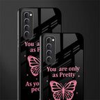as pretty as you treat people glass case for oppo reno 4 pro image-2