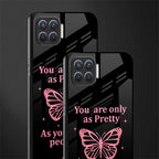 as pretty as you treat people glass case for oppo f17 image-2