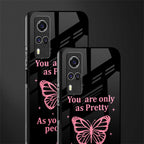 as pretty as you treat people glass case for vivo y51a image-2
