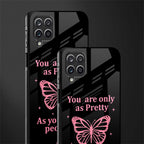 as pretty as you treat people glass case for samsung galaxy a12 image-2