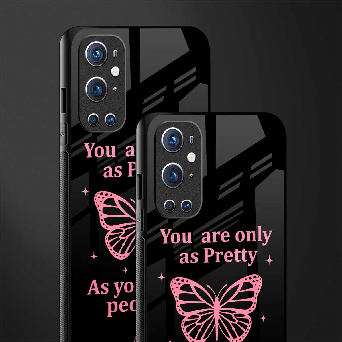 as pretty as you treat people glass case for oneplus 9 pro image-2