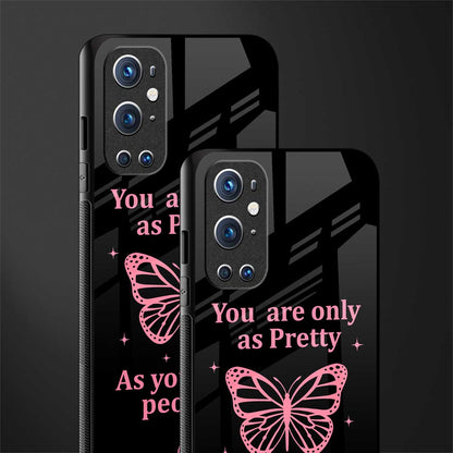 as pretty as you treat people glass case for oneplus 9 pro image-2