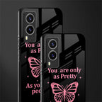 as pretty as you treat people glass case for vivo v21e 5g image-2