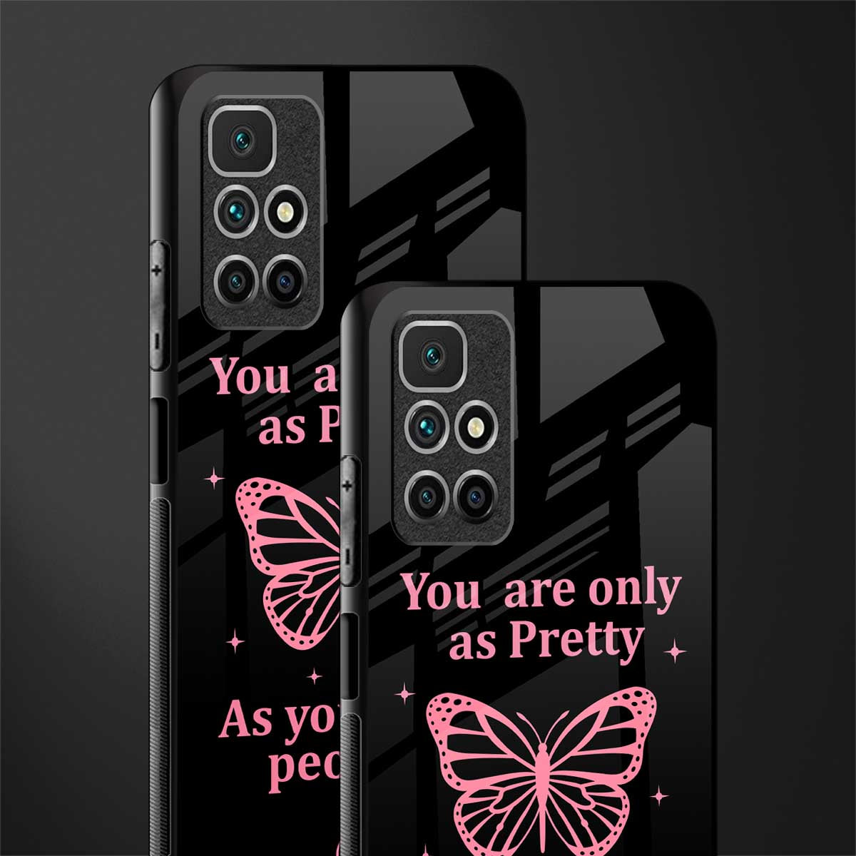 as pretty as you treat people glass case for redmi 10 prime image-2