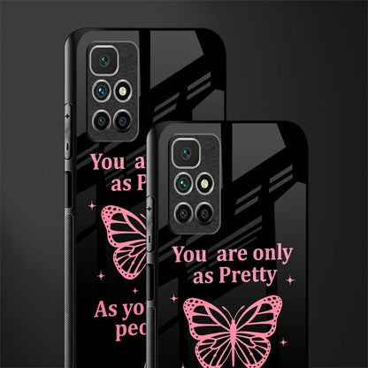 as pretty as you treat people glass case for redmi 10 prime image-2