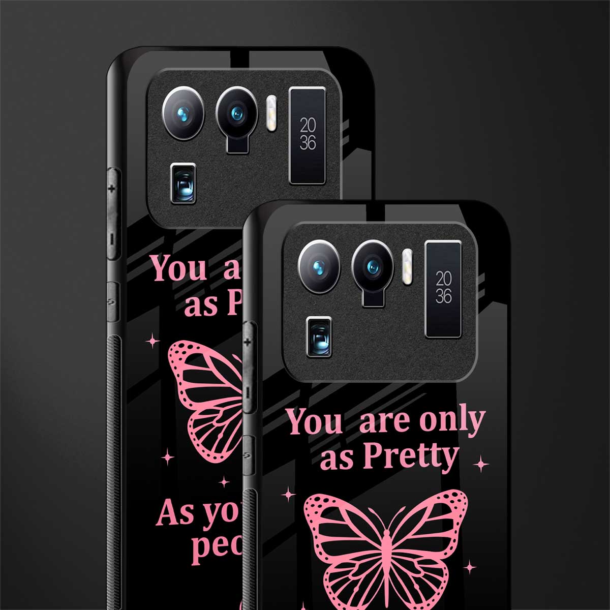 as pretty as you treat people glass case for mi 11 ultra 5g image-2