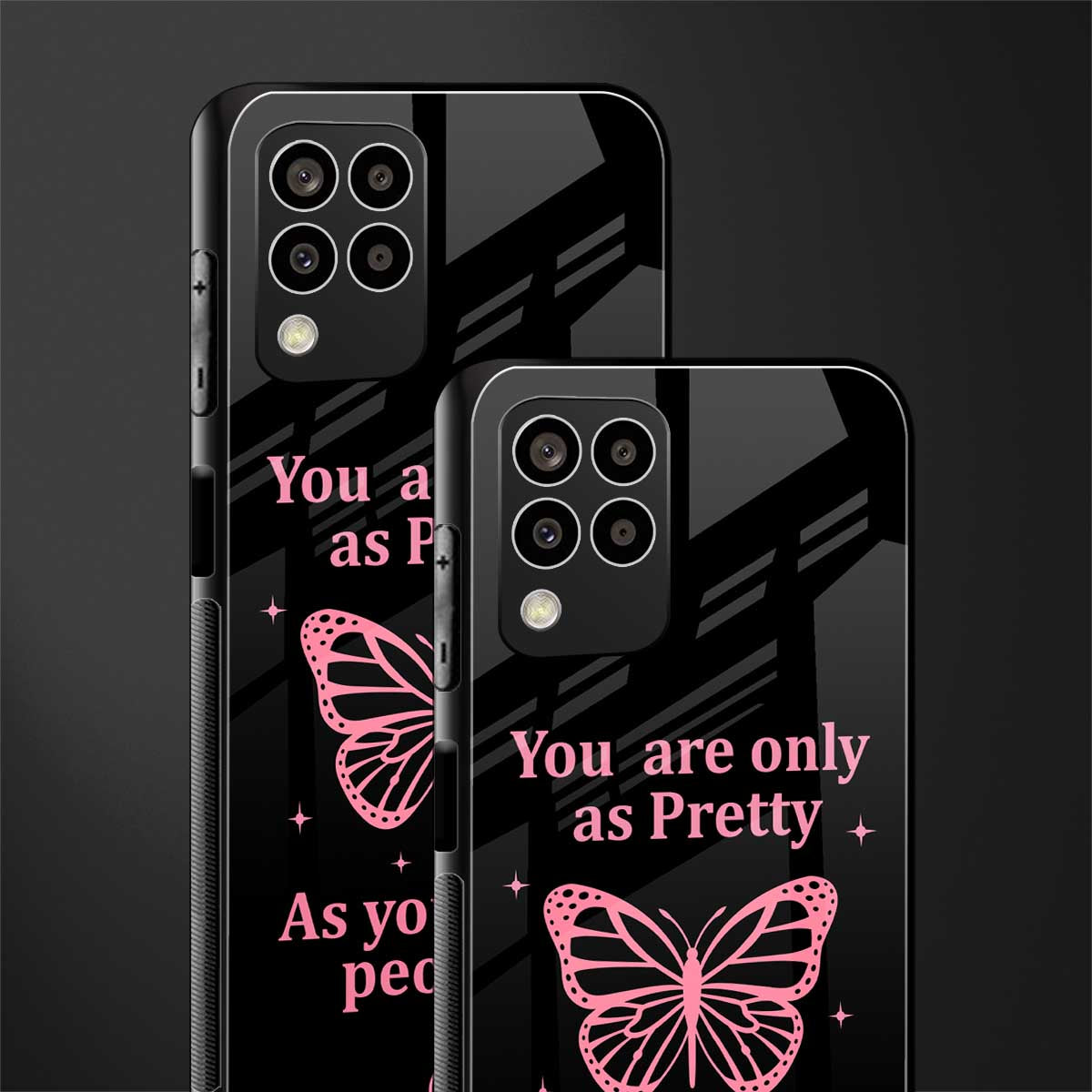 as pretty as you treat people back phone cover | glass case for samsung galaxy m33 5g