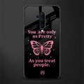 as pretty as you treat people glass case for oneplus 7t pro image