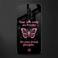 as pretty as you treat people glass case for oneplus 7 pro image