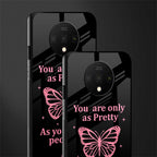 as pretty as you treat people glass case for oneplus 7t image-2
