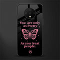 as pretty as you treat people glass case for oneplus 7t image