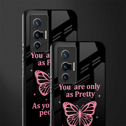 as pretty as you treat people glass case for vivo x70 image-2