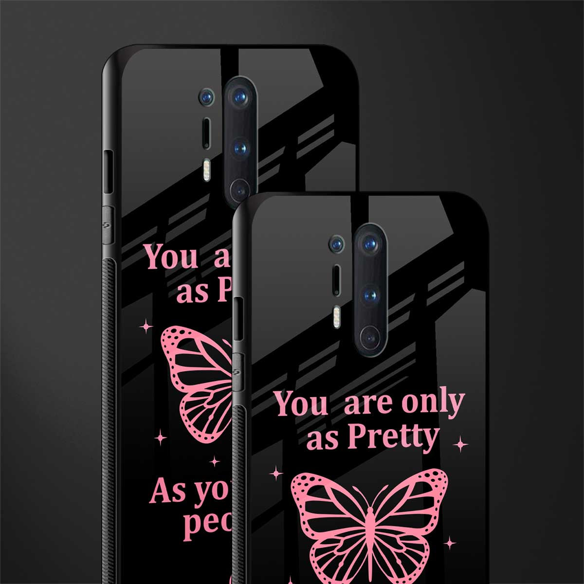 as pretty as you treat people glass case for oneplus 8 pro image-2