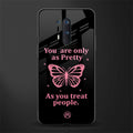 as pretty as you treat people glass case for oneplus 8 pro image