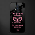 as pretty as you treat people glass case for oneplus 8 pro image