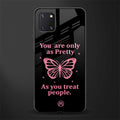 as pretty as you treat people glass case for samsung galaxy note 10 lite image