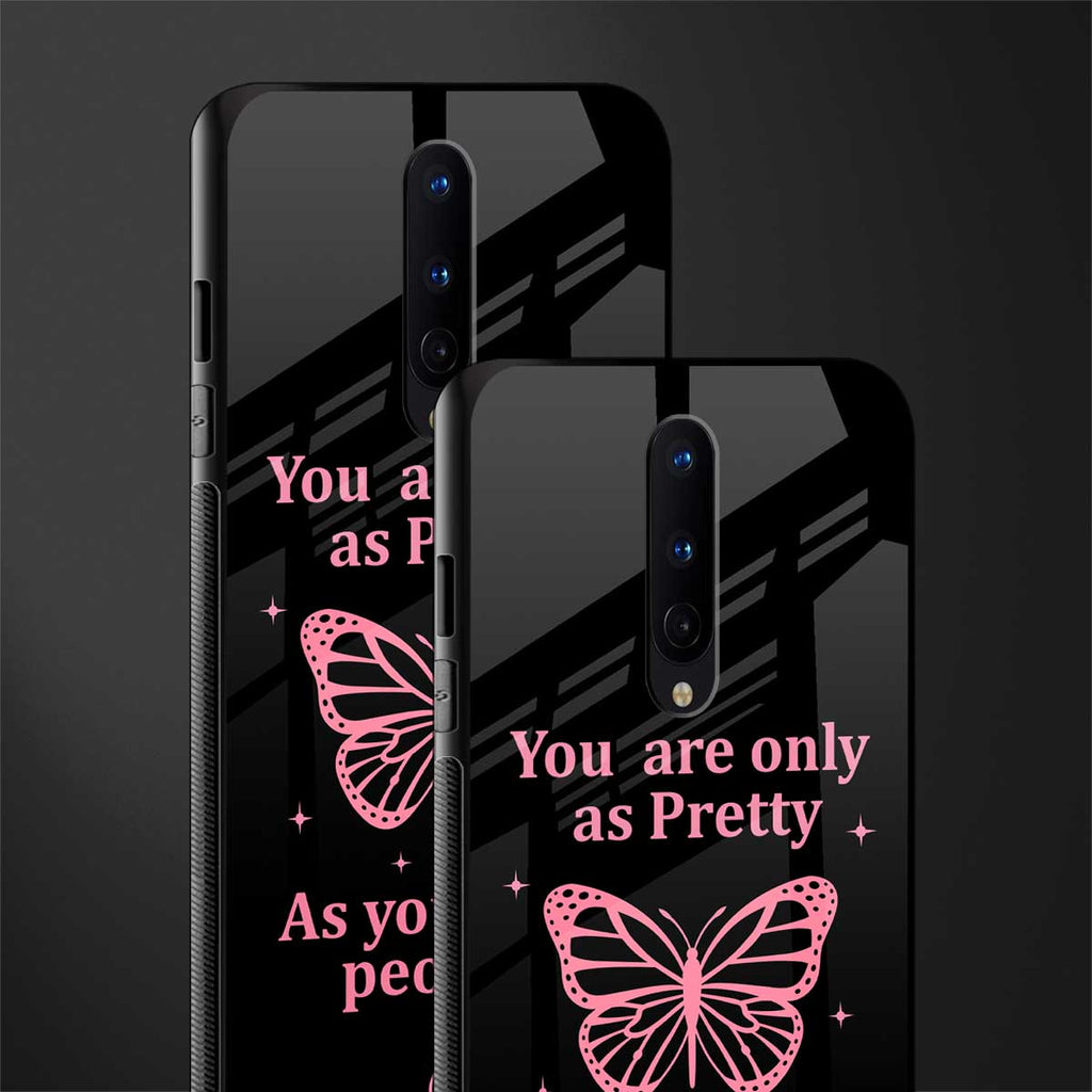 as pretty as you treat people glass case for oneplus 8 image-2