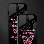 as pretty as you treat people glass case for oneplus 8 image-2