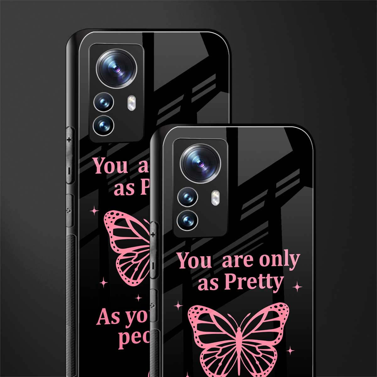 as pretty as you treat people back phone cover | glass case for xiaomi 12 pro