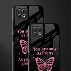 as pretty as you treat people back phone cover | glass case for samsung galaxy f42