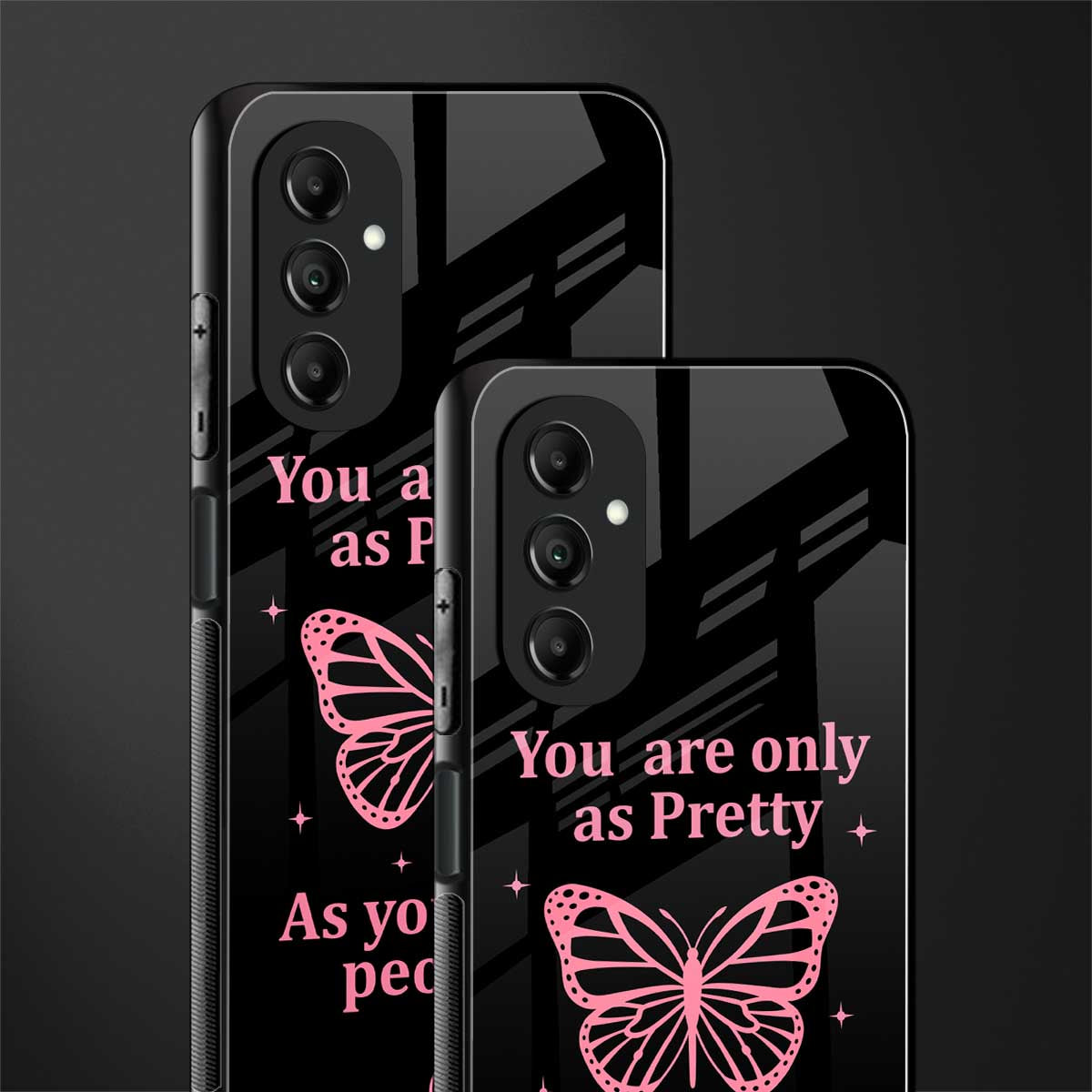 as pretty as you treat people back phone cover | glass case for samsung galaxy a14 5g