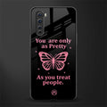 as pretty as you treat people glass case for oneplus nord ac2001 image