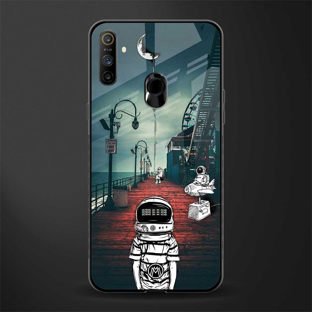 astronaut believer beach glass case for realme narzo 10a image