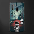 astronaut believer beach glass case for vivo u20 image