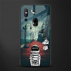 astronaut believer beach glass case for vivo v15 image