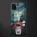 astronaut believer beach glass case for samsung galaxy a31 image