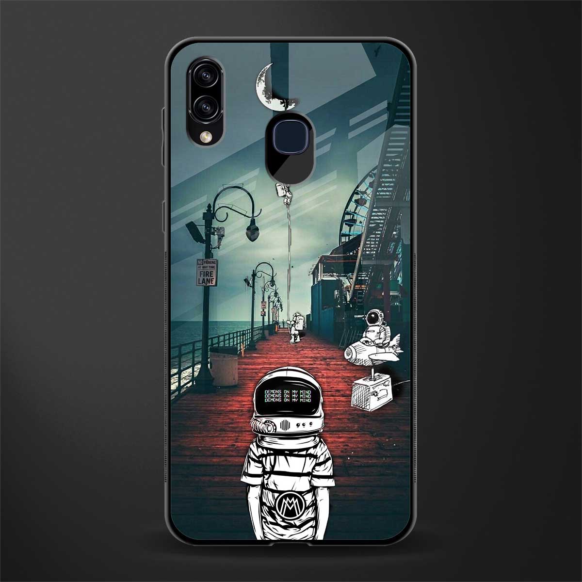 astronaut believer beach glass case for samsung galaxy m10s image