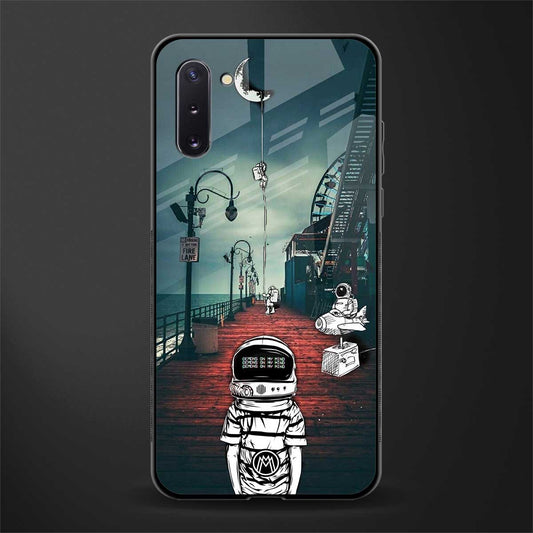 astronaut believer beach glass case for samsung galaxy note 10 image